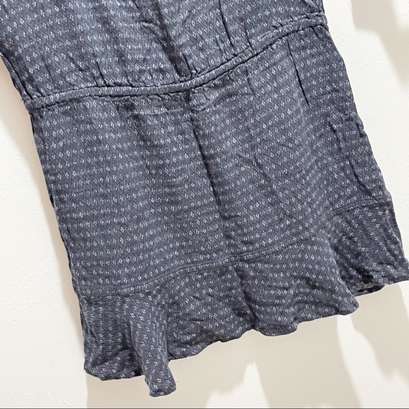 JOIE SOFT Women’s Charcoal Gray FINA FLOUNCE Dress 3/4 Sleeve Elastic Waist XS - Picture 3 of 7